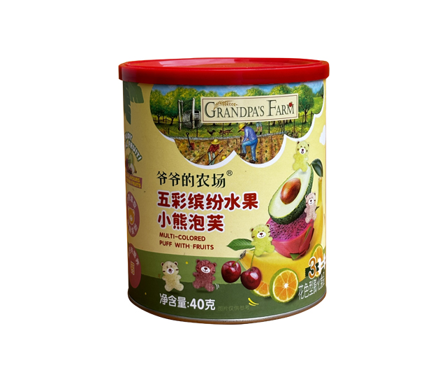  五彩繽紛水果小熊泡芙